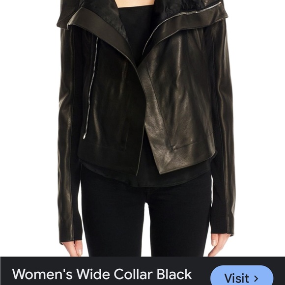 A.L.C. Jackets & Blazers - A.L.C. Black Bomber Jacket with Sleek Design